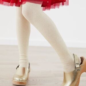 Hanna Andersson | Gold Shimmer Tights Size 4-5